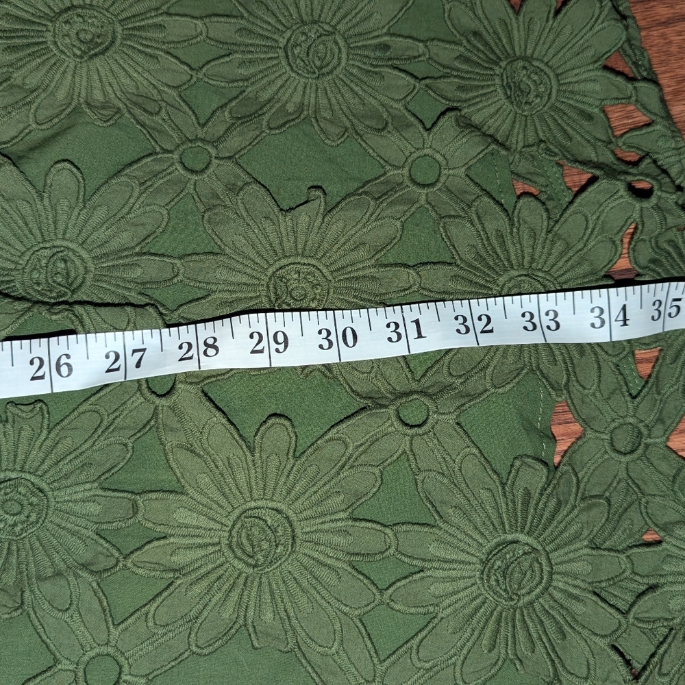 Farm Rio Green Richlieu Midi Skirt - Picture 6 of 16